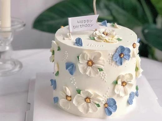 复古款花艺蛋糕 商品图0