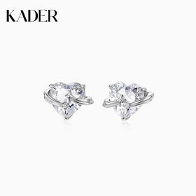 卡蒂罗爱心星球耳钉925银耳饰轻奢小众设计感2023年新款闺蜜耳饰