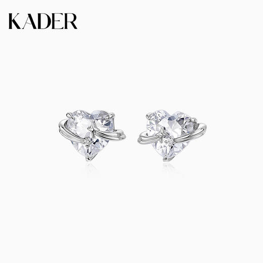 卡蒂罗爱心星球耳钉925银耳饰轻奢小众设计感2023年新款闺蜜耳饰 商品图0