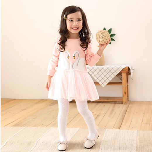 棉果果春秋款女童   长袖连衣裙M122700219079 商品图1