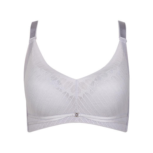 都市丽人舒软挺塑C杯适穿锁边调整型文胸薄款3/4杯塑身文胸无钢圈内衣四排扣新年本命年红品LJ32H9 商品图4