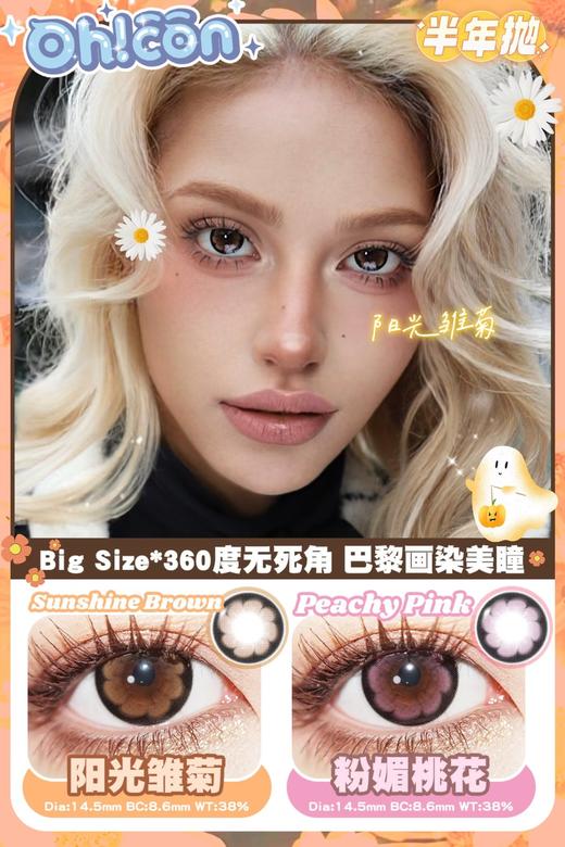 ohcon阳光雏菊 半年抛 14.5mm 商品图0