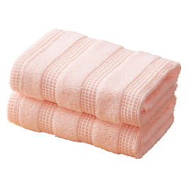 恒源祥华夫格毛巾双条装HYX025MJ/34*71cm*2 颜色随机【CZ】