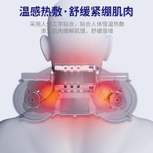 小摩师肩颈康健仪家用RP5按摩靠垫多功能颈椎按摩器全身捏揉枕头 商品图3