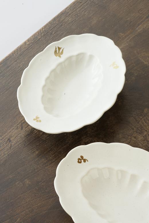 安藤雅信x皆川明 椭圆轮花汤皿M 商品图0