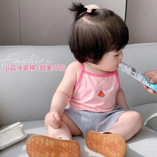 【捡漏价29.9元/2件】薄款内搭宝宝冰丝吊带，凉爽舒适时尚优雅，柔软舒适清凉透气，轻盈凉爽透气不黏腻，外穿夏季凉爽上衣小背心婴儿T恤儿童女童潮sh 商品图9