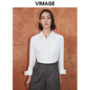 VIMAGE纬漫纪秋季新款百搭小众设计短款衬衣衬衫V2009604 商品缩略图3