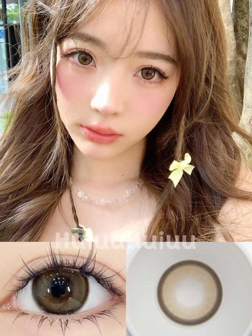 【中直径】Leenscolor-奶油棕-14.2mm 【年抛 度数0-1000度 含有525/575】 商品图0