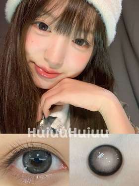 【大直径】Leenscolor-元气高光黑-14.5mm 【年抛 度数0-1000度 含有525/575】