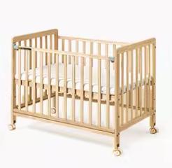 李贝儿婴儿床宝宝床儿童床拼接床多功能新生儿莱欧维克木床LBR-LO-001 商品图0