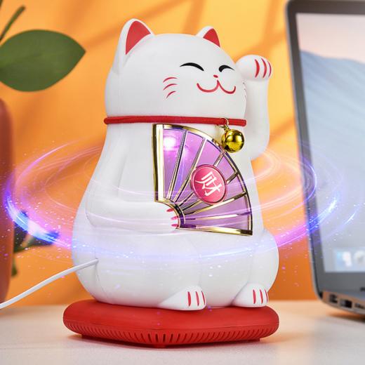 【一物多用❗️静音物理吸入式灭蚊 招财猫诱蚊】萌趣外形光波诱捕，强劲吸力健康安全物理灭蚊，精致小巧不占地方，新款家用灭蚊灯创意型商铺摆件粉丝专属 商品图3