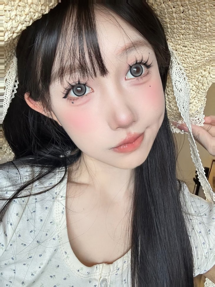 MORIIU美瞳 年抛隐形眼镜 白玉丸子 14.5mm 1副/2片 左右度数可不同-VVCON美瞳网12