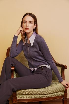 SAFICOO【漫长告白】系列 优雅气质 假两件设计式毛织衫