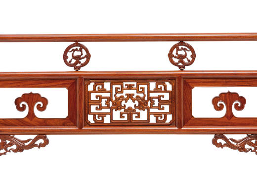 红桥红  家具严选  缅甸花梨（大果紫檀）【185清式螭龙 衣帽架】 商品图4