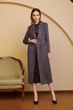 SAFICOO【漫长告白】系列  简约大气 收腰放摆立体裁剪式风衣