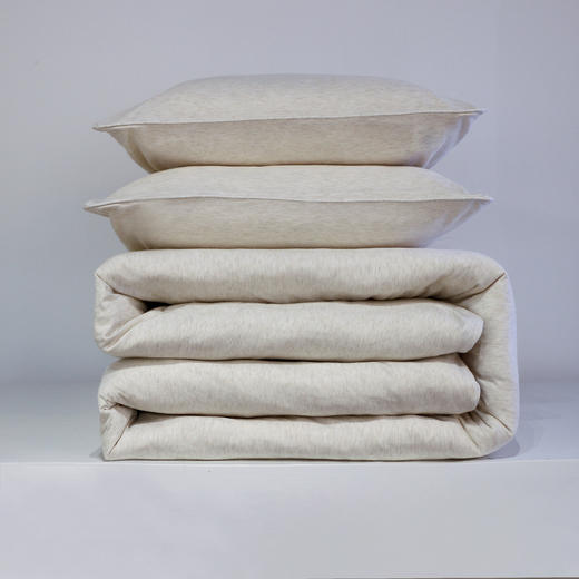 全精梳针织棉被套燕麦色Oatmeal  Single单人款 150×200cm 商品图3