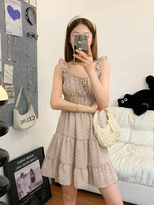 <曾小咸推荐>巨折清仓秒杀，稀有现货24小时发【仅限今日】波点连衣裙 商品图3