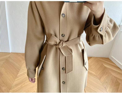 Max Mara 🐑绵羊毛大衣🧥 好价🈶️驼色和绿色 商品图5