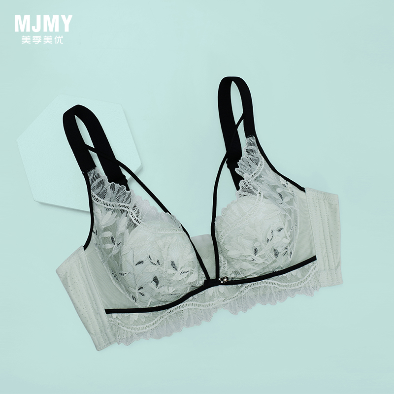 美季美优S爱丽丝仙境水晶杯文胸C/B  W351C04