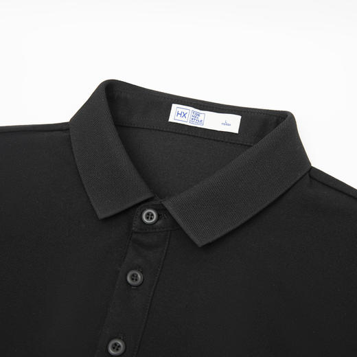 【断码清仓】HX 夏季翻领短袖T恤S102320715101/02POLO杉 商品图7