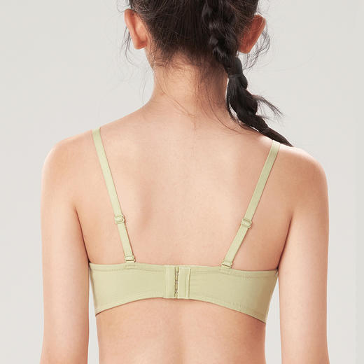 都市丽人少女优选三阶棉莫内衣薄款3/4杯少女文胸无钢圈三排扣BB36Q6 商品图2