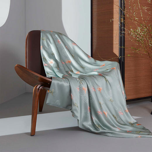 【皇锦】桑蚕丝印花儿童小被-涟涟有鱼HJ11661 商品图4