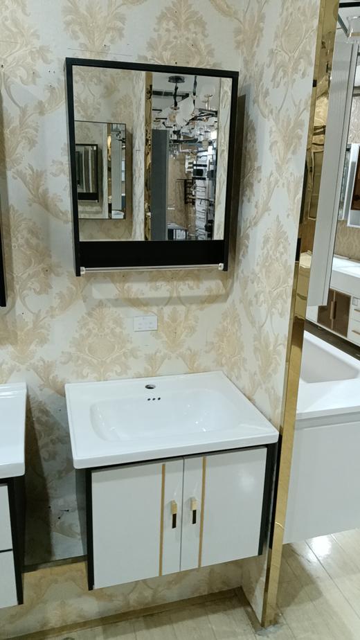 浴室柜 830-60 镜柜 三包装 配陶瓷盆 商品图0