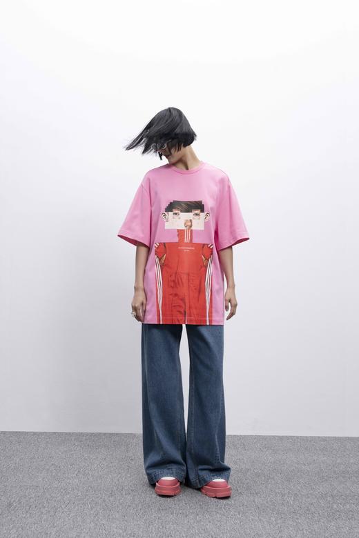 印花长T恤 商品图2