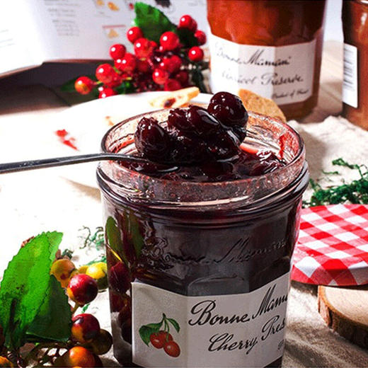 【中欧班列精选2瓶】法国果酱  bonne maman 蓓妮妈妈 树莓/杏果酸奶抹面包果肉酱  225g/瓶  BJYJ 商品图6