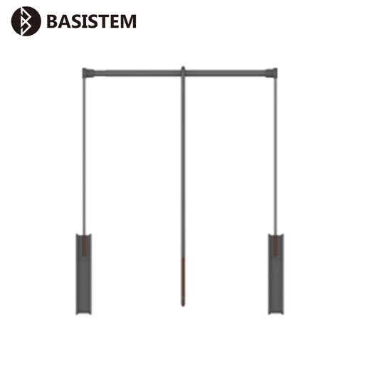 高柜缓冲升降挂衣杆——衣物收纳【瓦尔登】（单位：一个） 商品图0