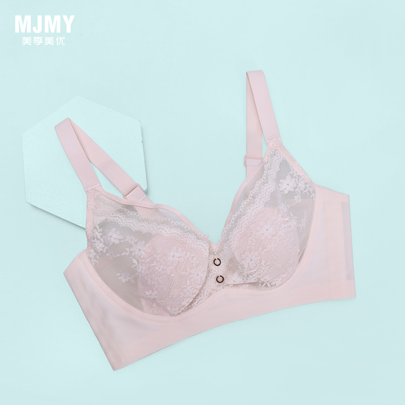 美季美优T/S碎花水晶杯文胸B/C  W352B08