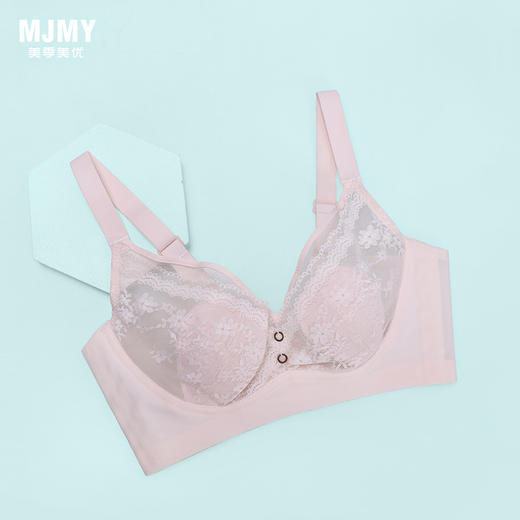 美季美优T/S碎花水晶杯文胸B/C  W352B08 商品图0