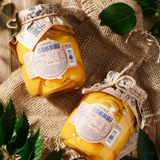 应季物语应季鲜黄桃712g 商品图1