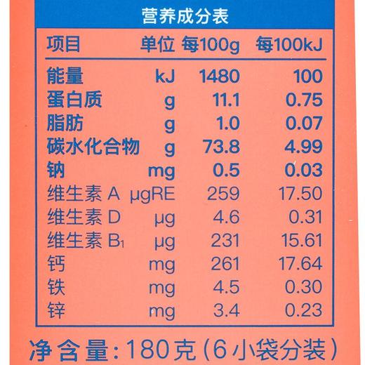 禾泱泱婴幼儿软细面番茄蘑菇牛肉180g/盒 商品图3