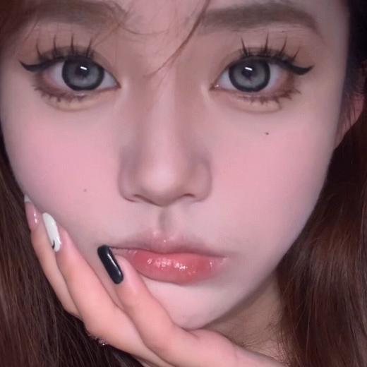 E-lensstyle【小恶魔灰】日抛 复古大直径高光款 一整个大灰灯泡 商品图0