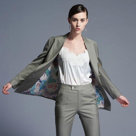 LadySElite西装套装女2022新款气质正装面试高端职业女士西服外套 商品图2
