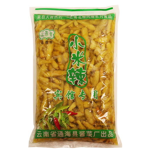 2kg小米椒辣通海酱菜【4D-干7E】 商品图0