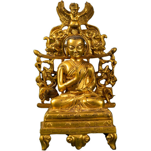 清 铜鎏金释迦摩尼像 商品图5