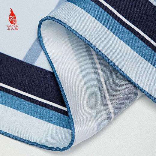 SAINTJOY/上久楷宋锦礼盒真丝小方巾 创意 FJS22021+防盗卡包 福蝶 BWS19K0404 组合 商品图7