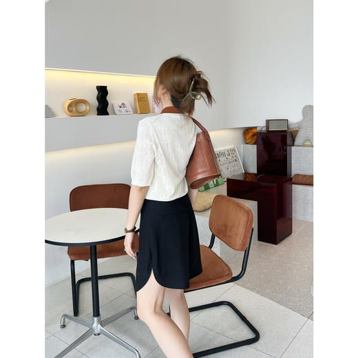 618冲冲冲2307111   弧形侧开叉 中裤 商品图7