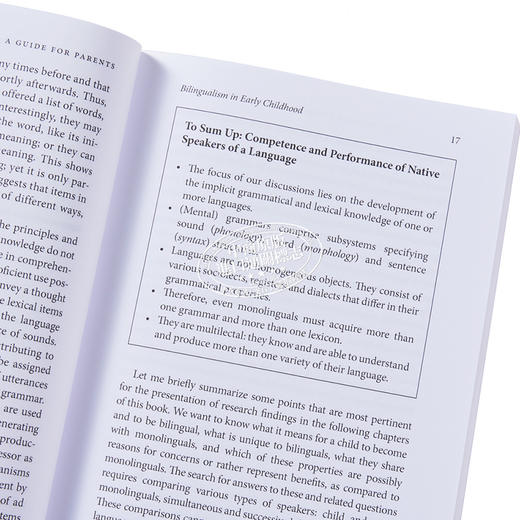 【中商原版】剑桥大学出版 Bilingual Children 双语儿童：家长指南 如何用两种或两种以上的语言抚养孩子 商品图3