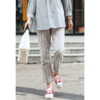 日系文艺风条纹裤 商品缩略图0