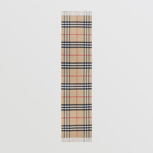 BURBERRY 巴宝莉 男女通用双面两用格纹羊绒围巾 格子 8045332 A7026 商品图1