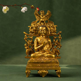 清 铜鎏金释迦摩尼像