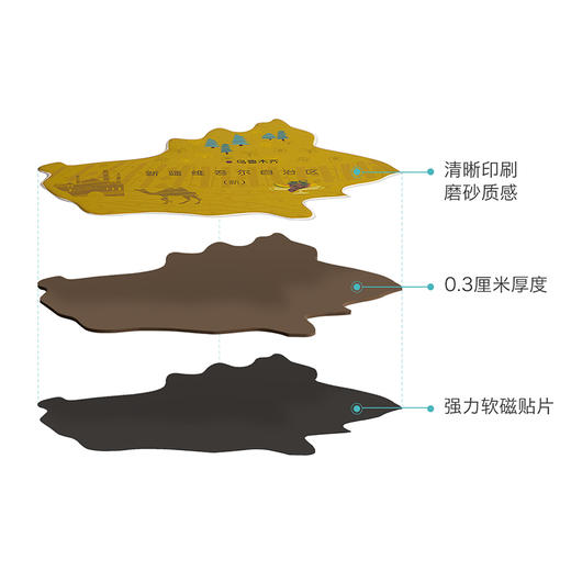 特宝儿中国磁性地图 商品图5