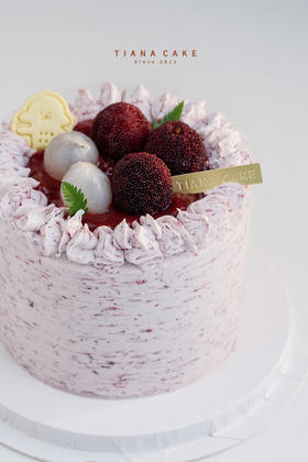 【经典奶油款】杨梅荔枝蛋糕