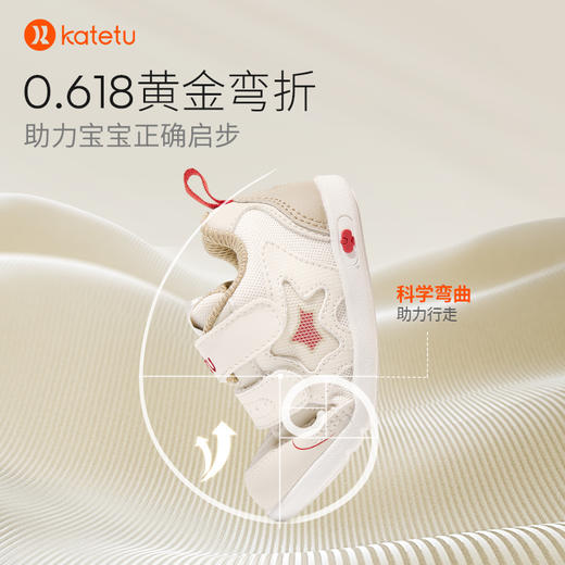 卡特兔学步鞋女童2023秋季新款婴儿鞋子网布透气软底防滑宝宝鞋 商品图4