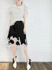 TYNVIE 蕾丝拼接裙摆半身裙-黑色 商品缩略图3