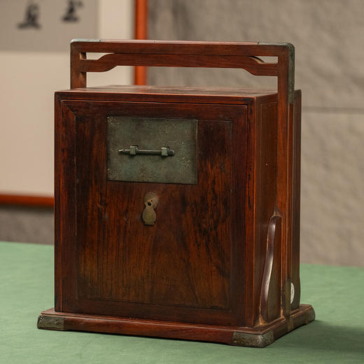 清 黄花梨提梁文房箱 商品图4