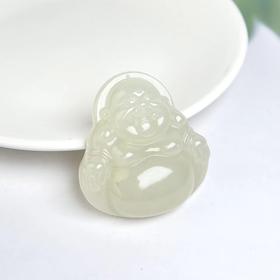 和田玉吊坠-晴水佛公